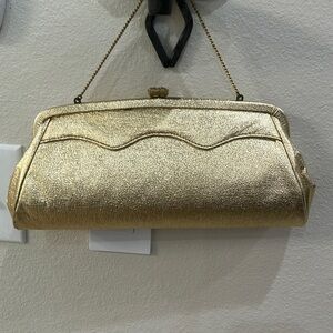 Gold Clutch Bag